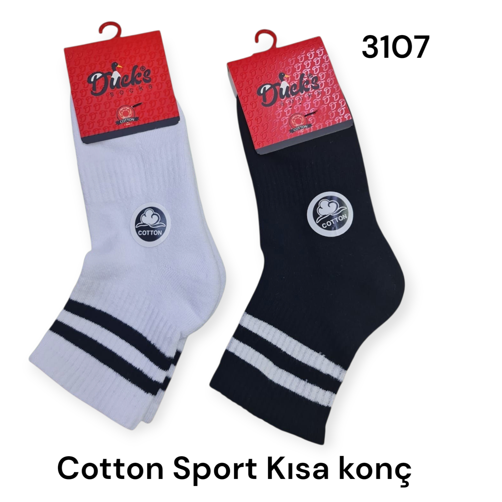 Bayan Cotton Spor Kısa Konç