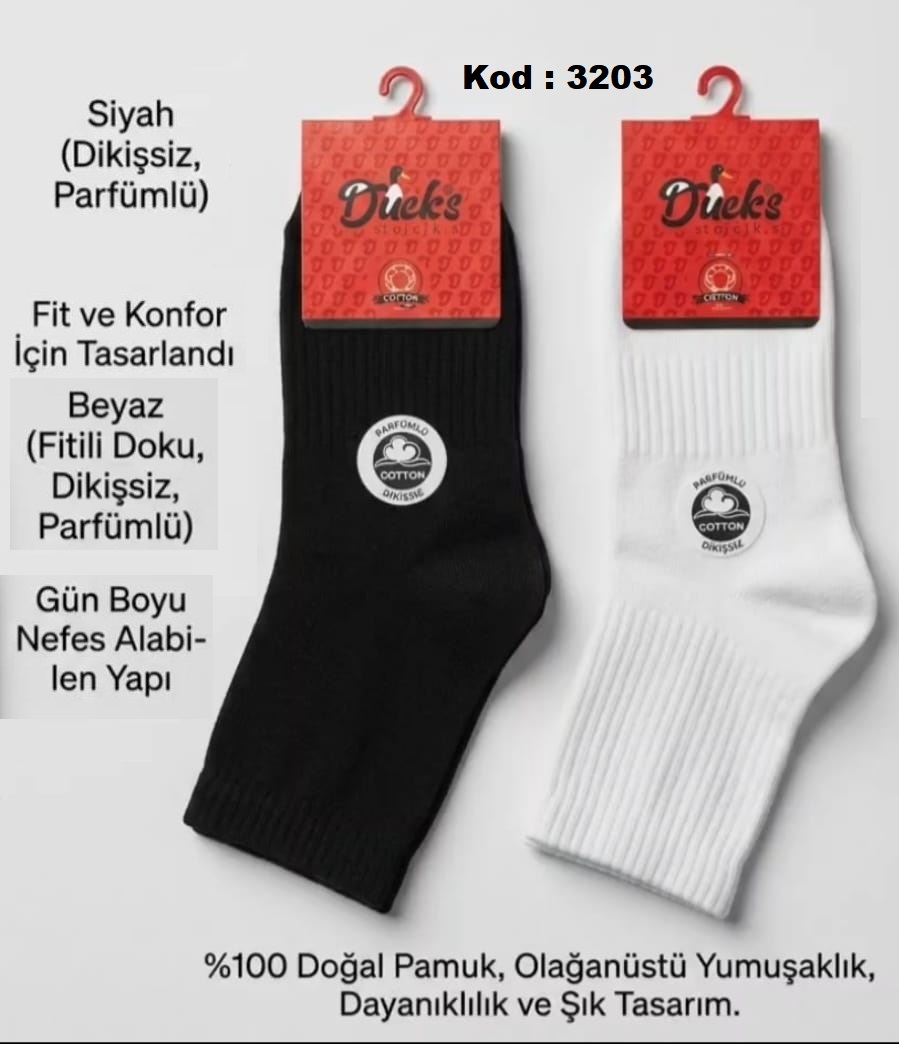 Bayan Cotton Spor Kısa Konç
