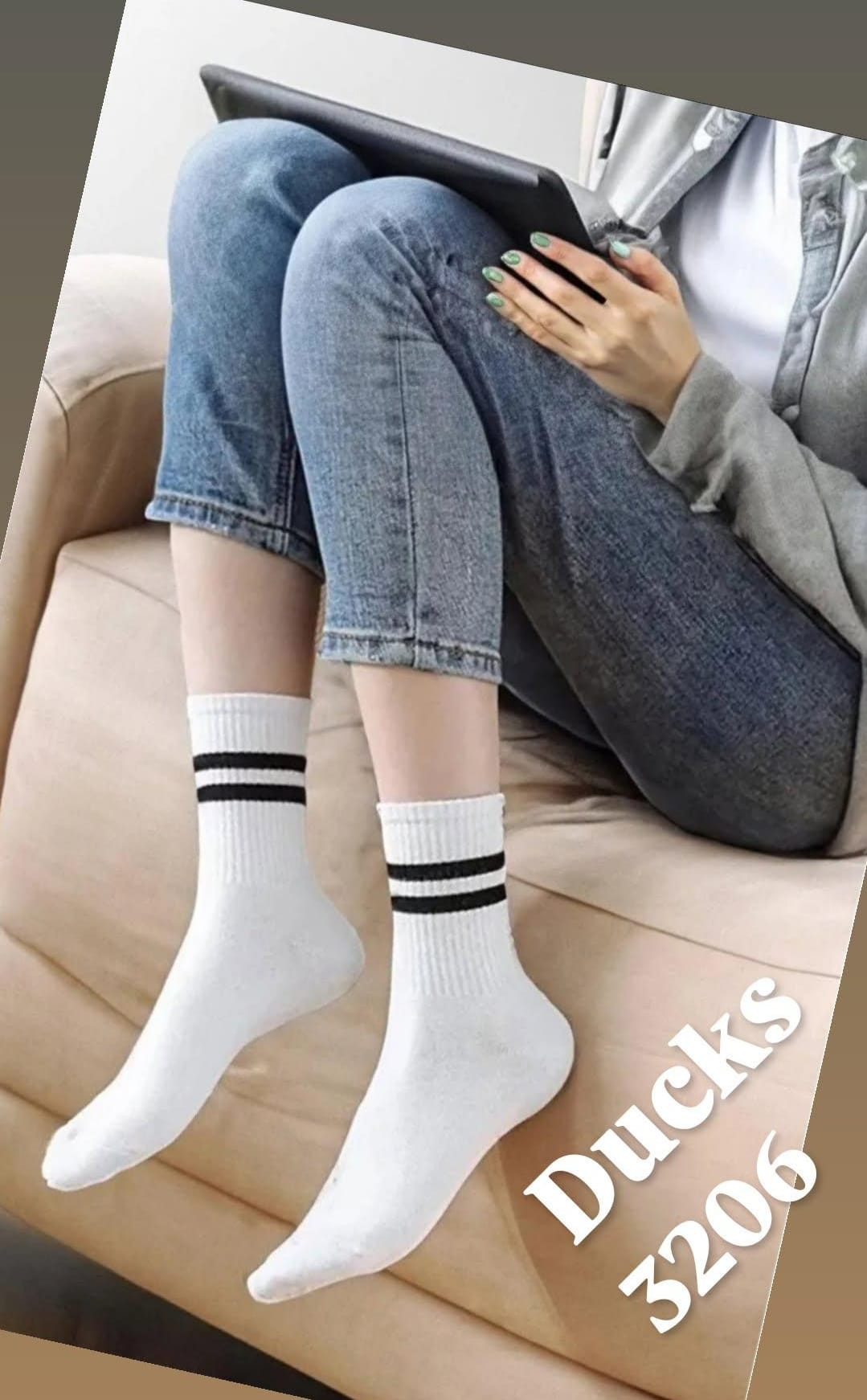 Bayan Cotton Spor Kısa Konç