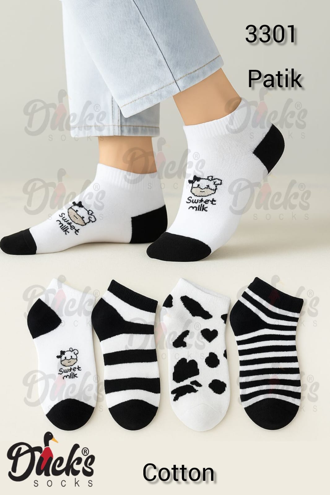 Bayan Cotton Patik