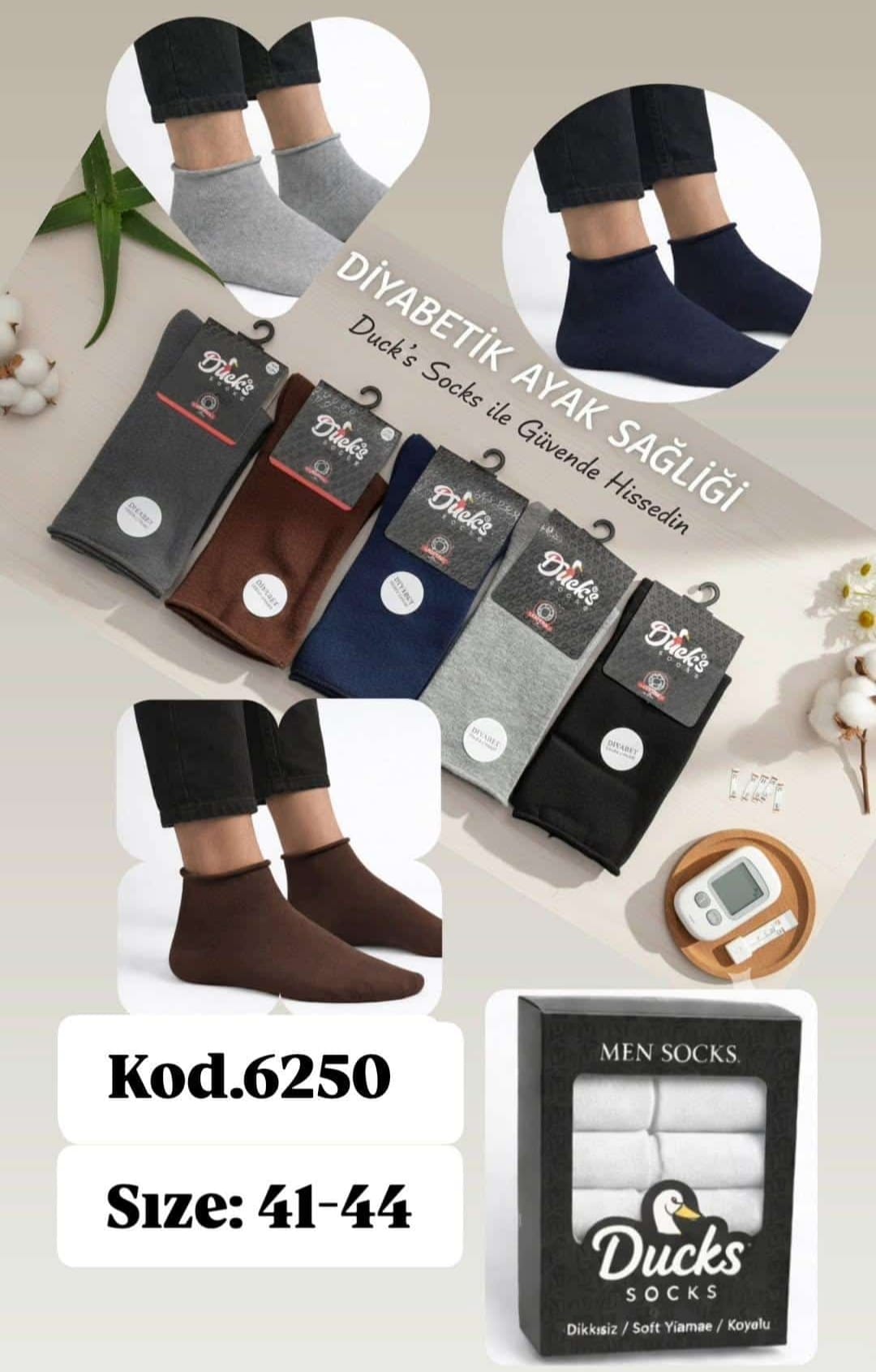 Erkek Lastiksiz Çorap