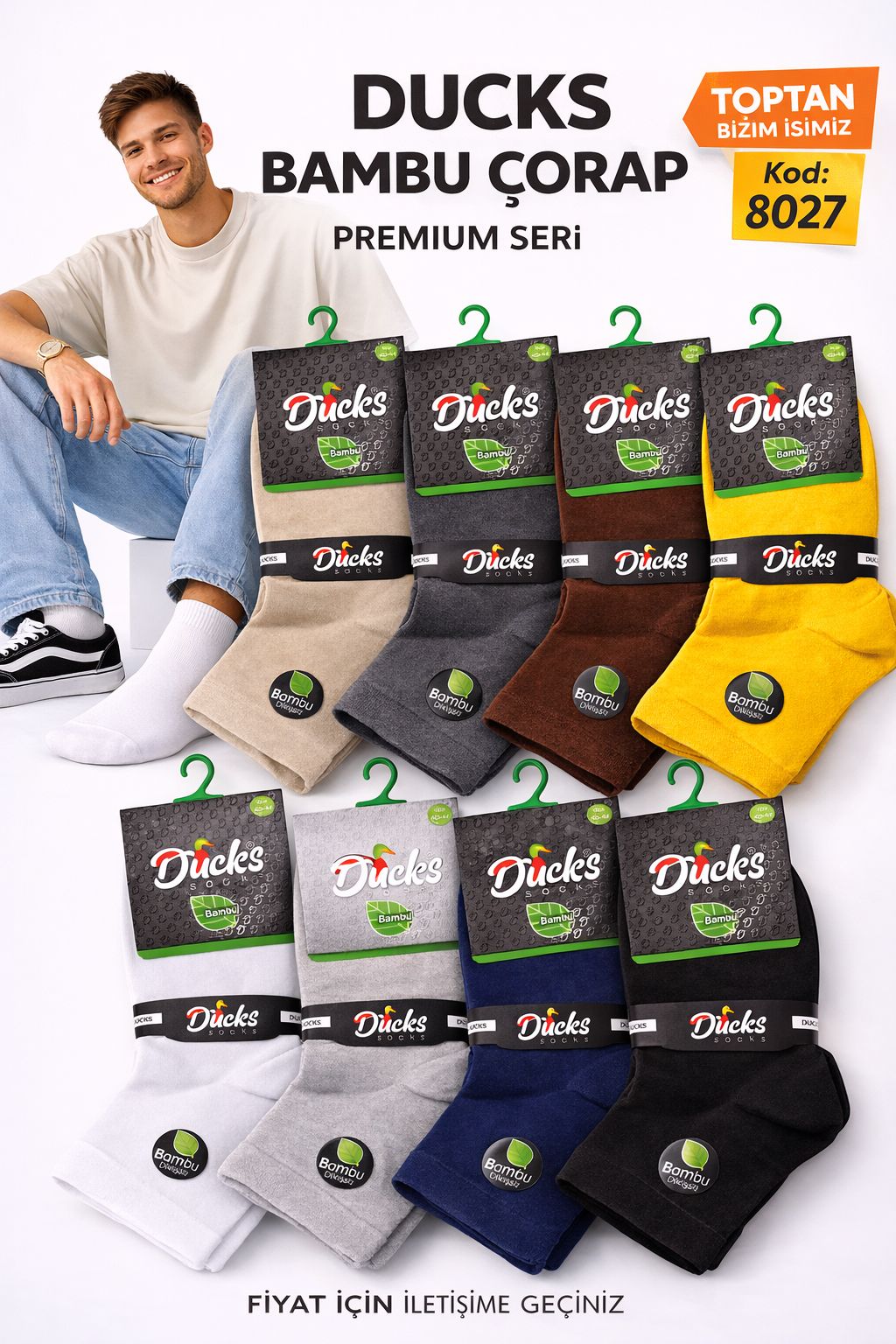 Bambu Erkek Kısa Konç